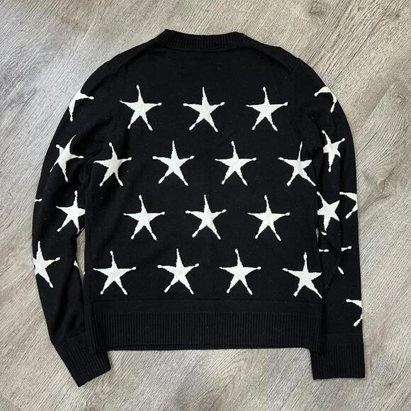 Wool Star Sweater Black White - Picture 3 of 6